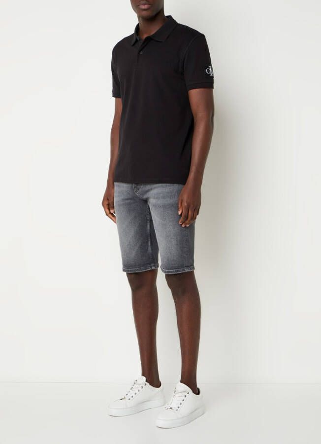 Calvin Klein Regular fit polo met logopatch