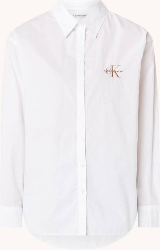 Calvin klein Jeans Longsleeve shirts Wit Dames