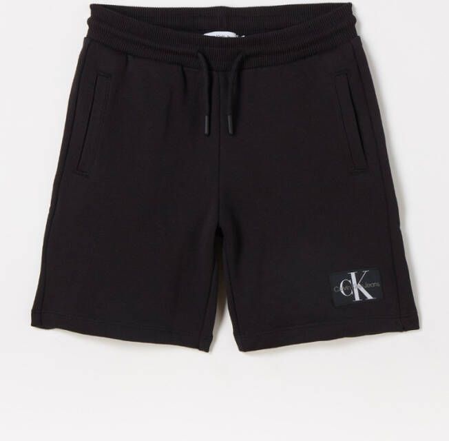 Calvin Klein Straight fit korte joggingbroek met logo en steekzakken