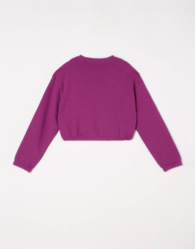 Calvin Klein Sweater met flock logoprint