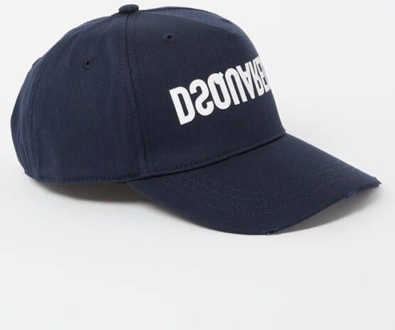Dsquared2 Honkbalpet met logo , Blauw, Heren