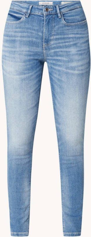 Guess 1981 high waist skinny jeans met verwassen afwerking