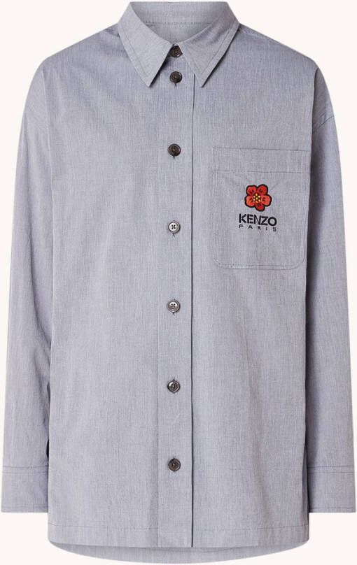Kenzo Boke Flower overshirt met logoprint