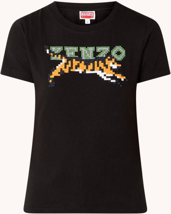 Kenzo T shirt met logo , Zwart, Dames