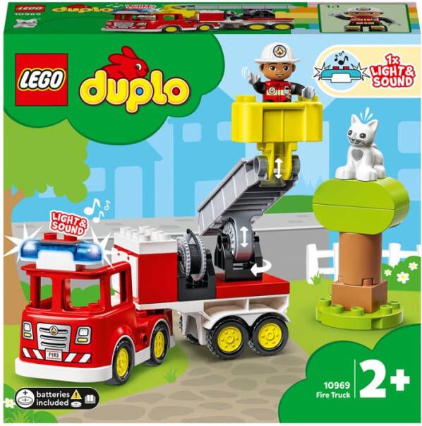 Lego DUPLO Town Fire Engine Toy for 2 Year Olds(10969 )