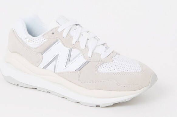 New Balance 57/40 sneaker met leren en suè, de details