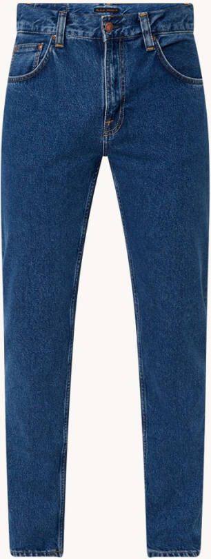 Nudie Jeans Gritty Jackson straight leg jeans met medium wassing