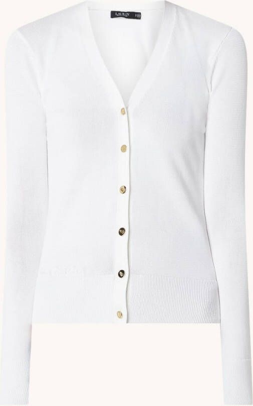 Ralph Lauren Fijngebreid vest met logoborduring