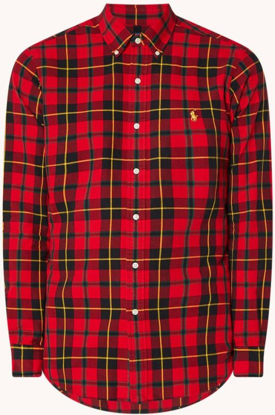 Polo Ralph Lauren Casual Overhemden Rood Heren