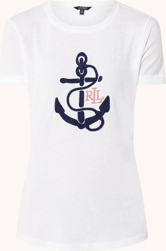 Ralph Lauren T shirt met ronde hals en korte mouwen