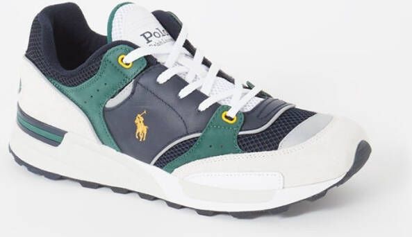Ralph Lauren Trackster 200 sneaker met suè, de details