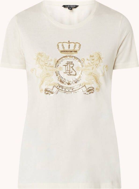 Ralph Lauren T shirt met ronde hals en korte mouwen