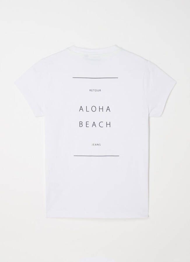 Retour Jeans Delvin T shirt met print