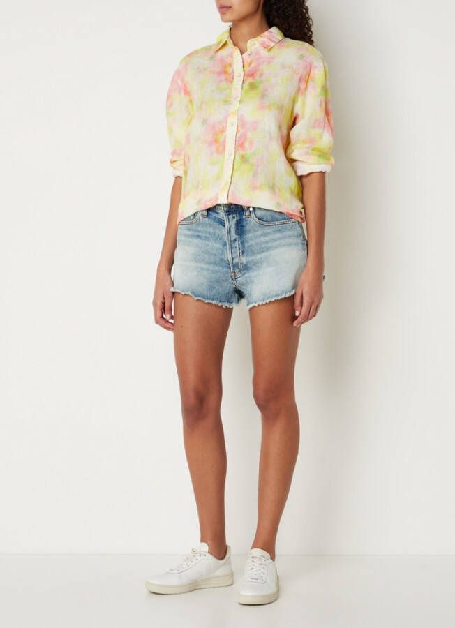 Scotch & Soda Oversized blouse van linnen