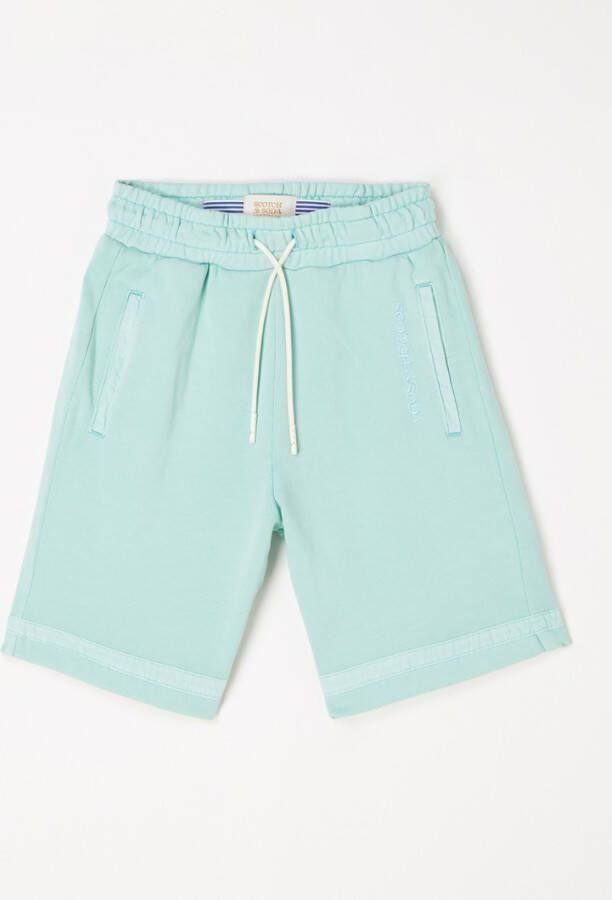 Scotch & Soda Straight fit korte joggingbroek van biologisch katoen