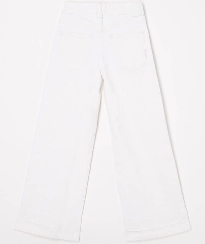 Scotch & Soda Witte Wide Jeans The Wave High Rise Super Wide Jeans Keep It Cool
