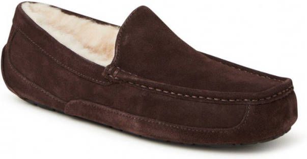 Ugg Ascot Pantoffels voor Heren in Brown,, Suede