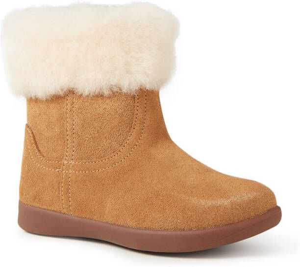 Ugg Jorie II enkellaarsje van suè, de en schapenvacht