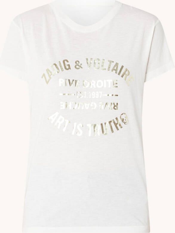Zadig&Voltaire Walk Blason T shirt met print