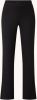 Calvin Klein High waist wide fit broek met ribstructuur en pliss&#xE9 online kopen