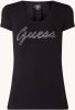 Guess T Shirt Logo Strasstenen Voorkant online kopen
