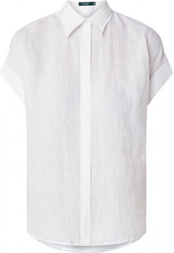 Ralph Lauren Broono Short Sleeve Shirt , Wit, Dames
