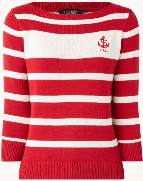 Ralph Lauren Fijngebreide trui met streepprint