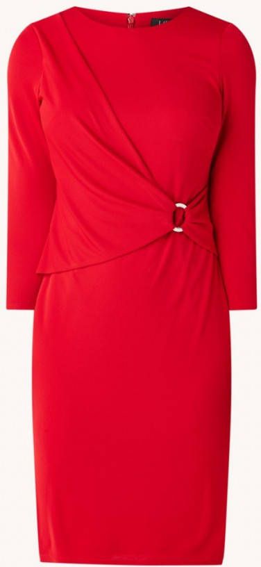 Ralph Lauren overslagjurk FABIANA rood