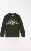 Scotch & Soda Relaxed fit sweater met ronde hals en artwork online kopen