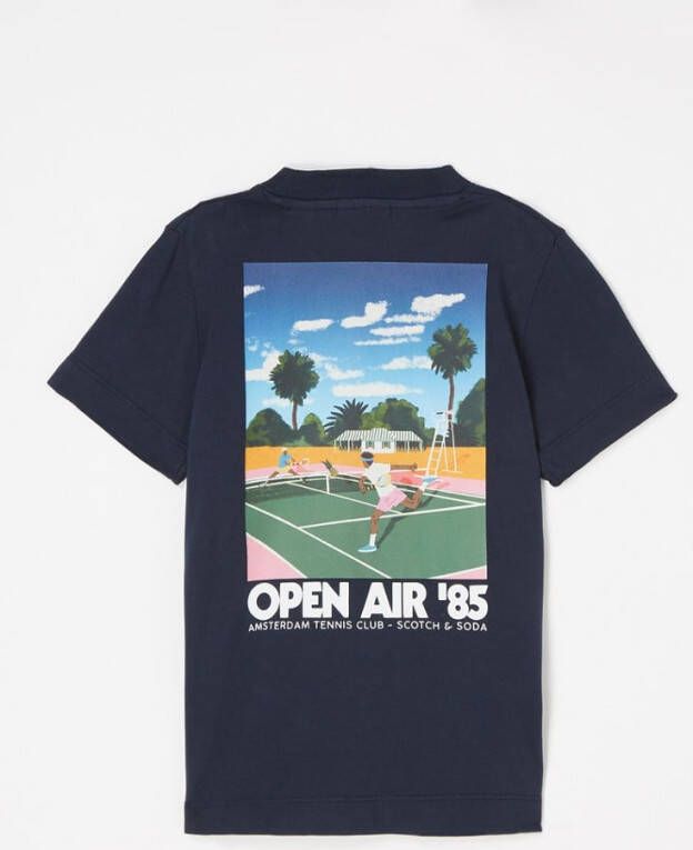 Scotch Shrunk Sweater met contrasterende borduring