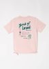 Scotch & Soda T shirt van biologisch katoen met artwork en geknoopte zoom online kopen