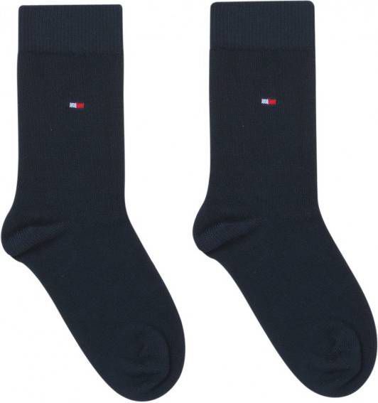 Tommy Hilfiger Sokken Kids Sock Basic 2P Donkerblauw