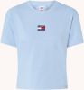 Tommy Jeans Blauwe T shirt Tjw Tommy Center Badge Tee online kopen