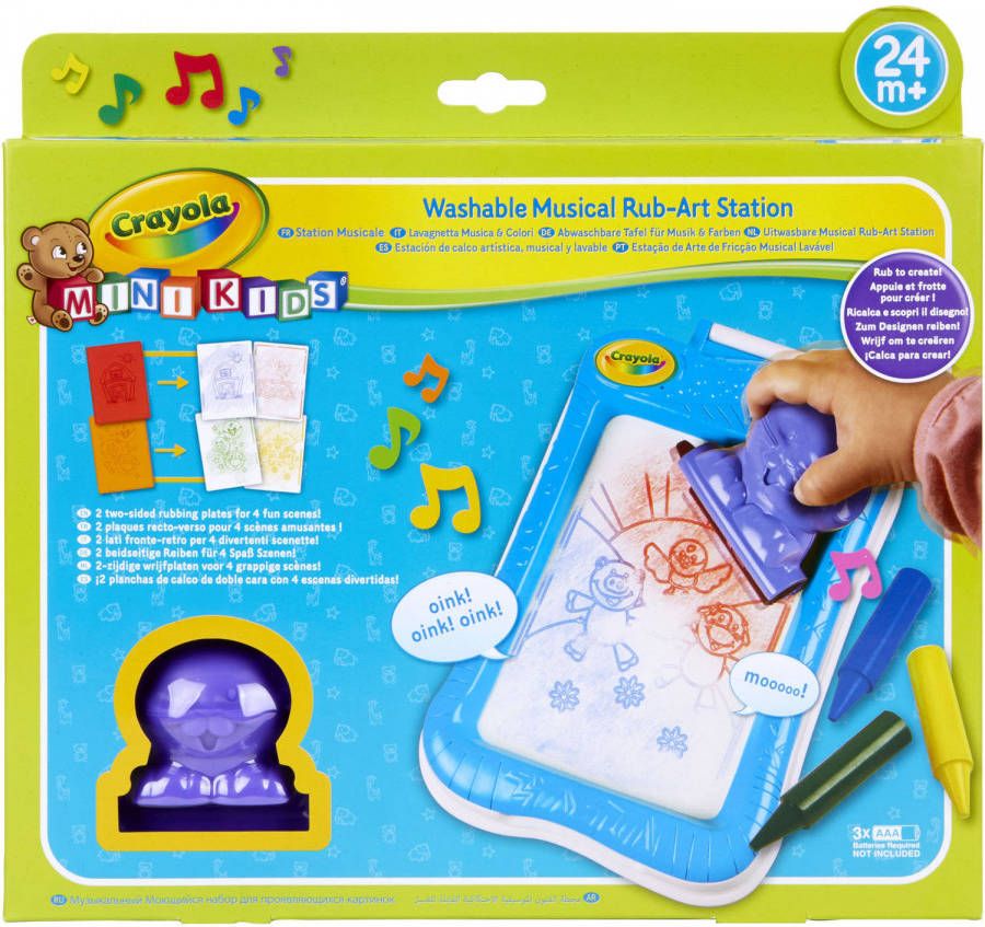 Crayola Mini Kids Muzikaal Kleur wrijf Tablet 81 1306