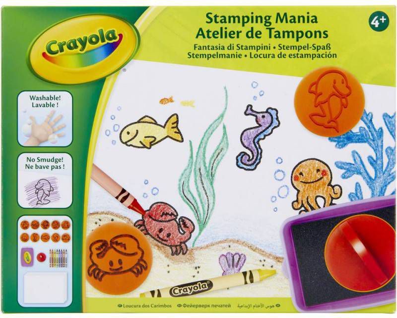 Crayola Stempelset Zeedieren 30 delig