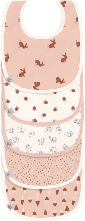 Lässig Actie Pack Slabbetjes 5 Pcs Little Forest Rabbit