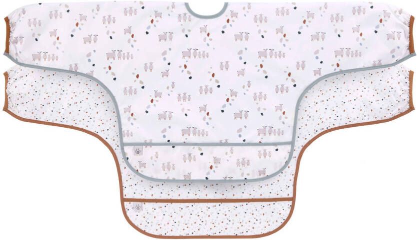 Lässig Slabbetje Met Lange Mouwen Tiny Farmer Sheep 2 Stuks