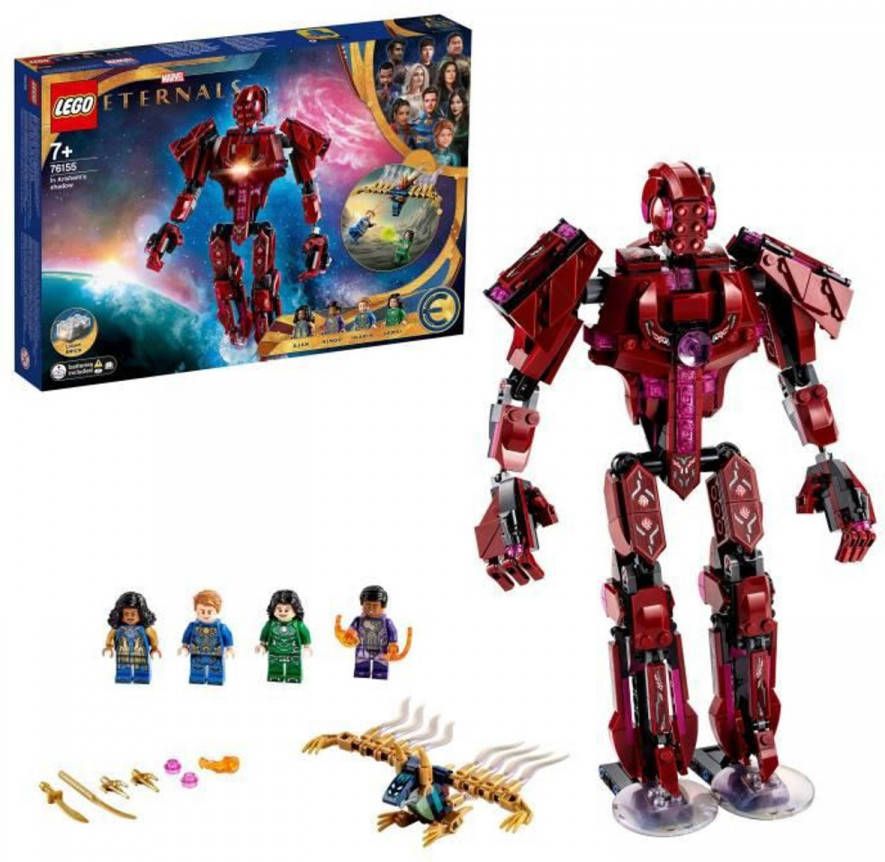 Lego 76155 Marvel In De Schaduw van Arishem, Superheld Bouwspeelgoed, Actiefiguur met Lichtsteen voor Kinderen van 7+