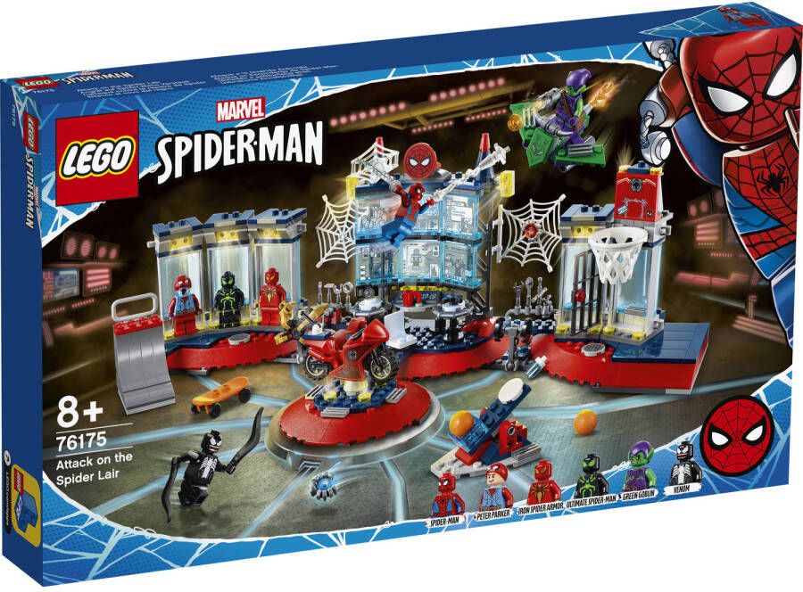 LEGO Super Heroes Spider Man Aanval op de Spider Schuilplaats 76175