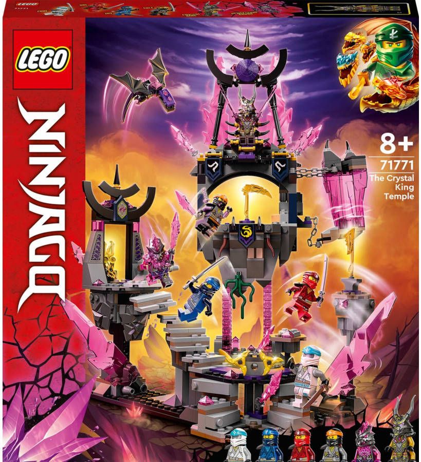 Lego NINJAGO The Crystal King Temple Action Playset(71771 )