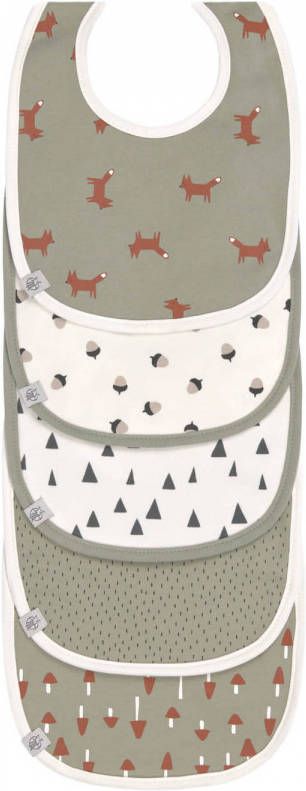 Lässig Actie Pack Slabbetjes 5 Pcs Little Forest Fox