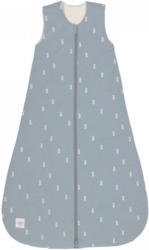 Lässig All seasons Slaapzak, 100% Organic Cotton, 2.5 Tog, Blocks Light Blue, Mt 74/80, 7 12 Mnd