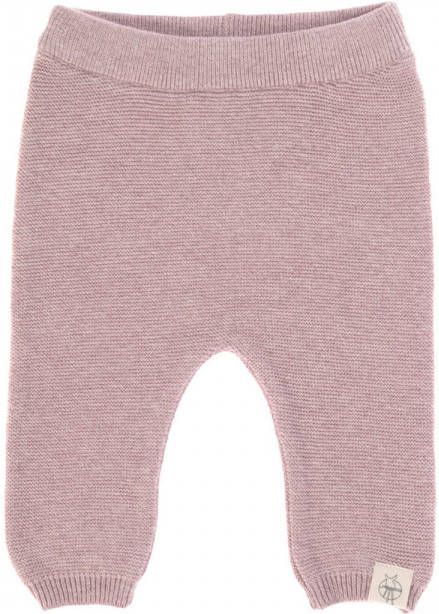 Lässig Gebreide Baby Broek Gots Garden Explorer Light Pink56 0 Tot 2 Mnd