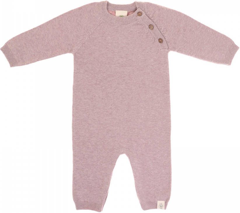 Lässig Gebreide Romper Gots Garden Explorer Light Pink- 56 Voor 0 Tot 2 Mnd