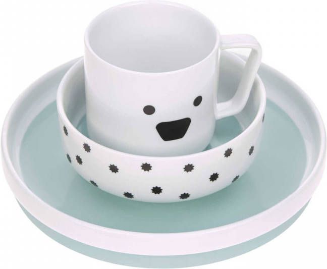 Lässig Servies Set Porselein En Siliconen Little Chums Dog