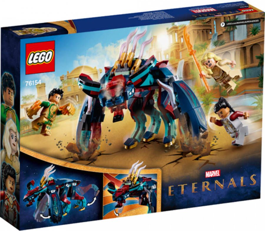 Lego 76154 Marvel Sluwe Hinderlaag! The Eternals Film Bouwspeelgoed met Superheldfiguren, voor Kinderen van 6+