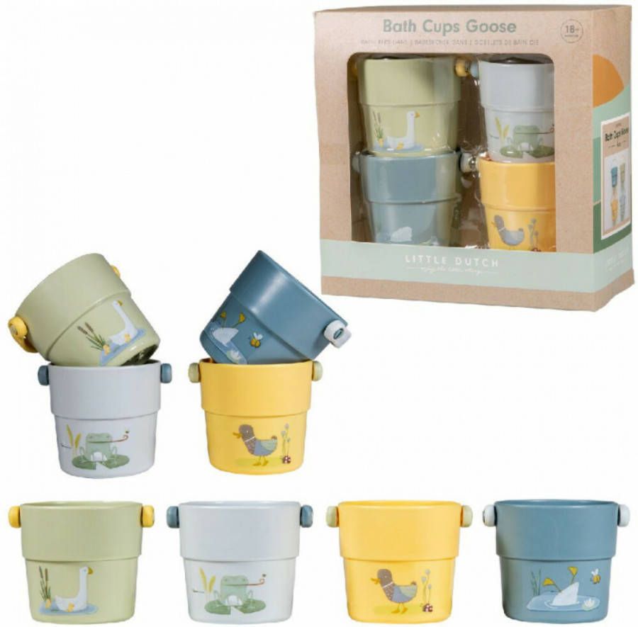 Little Dutch Little Goose Badbekers 4 delige Set