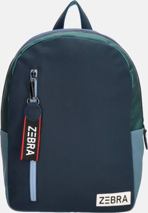 Zebra Trends Zebra Boys Rugzak Colourblock Navy Blauw