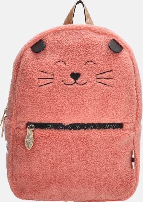 Zebra Trends Zebra Girls Rugzak S Zebra Teddy Cat Roze