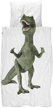 Snurk Beddengoed SNURK Dinosaurus Rex dekbedovertrek Lits-jumeaux (240x200/220 cm + 2 slopen)